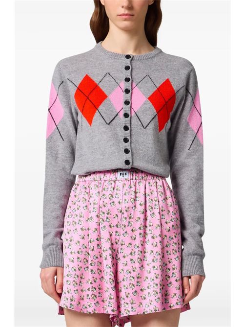 Argyle cardigan MSGM | 4141MDM20326777492
