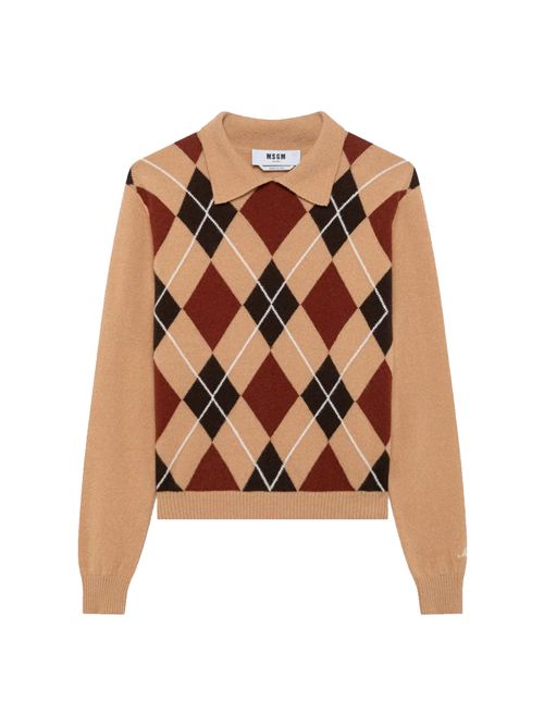Argyle sweater MSGM | 4141MDM20526777424