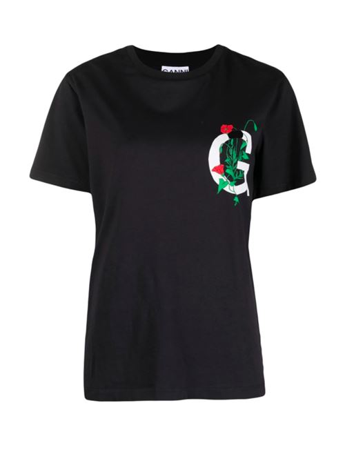 T-shirt with G logo GANNI | T2780252