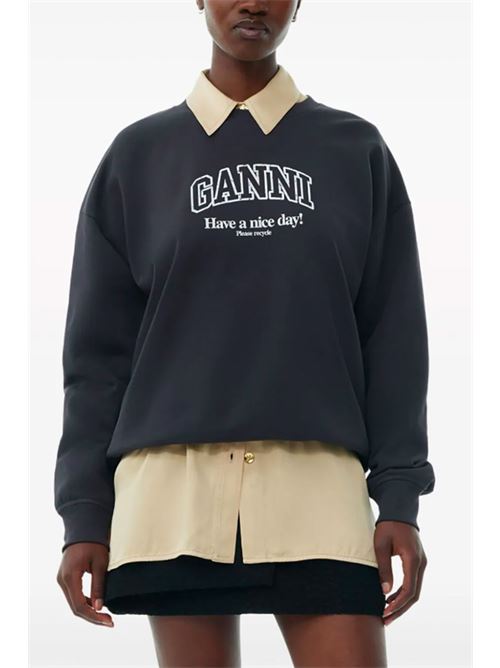 Felpa con logo GANNI | T3872252