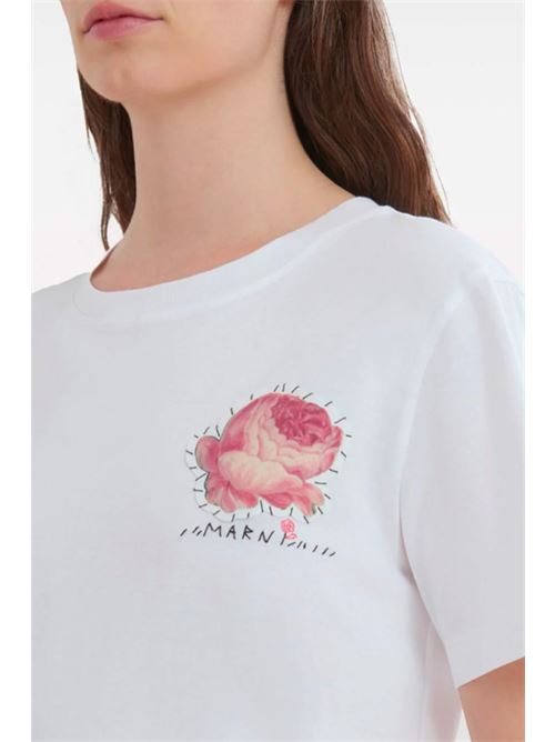 T-shirt con logo MARNI | THJE0293PXUTC01700W01