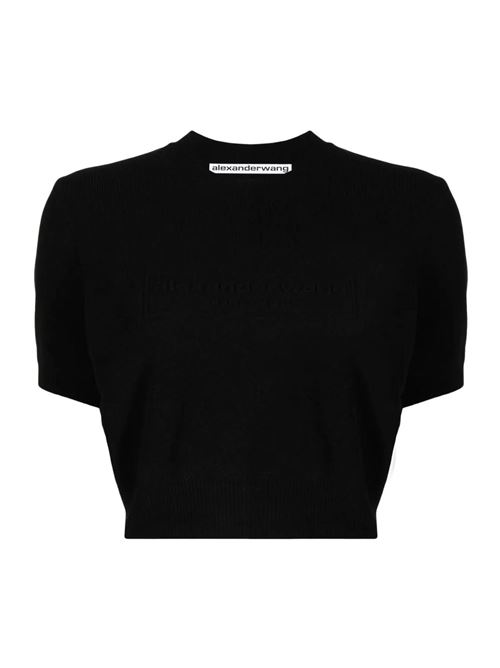 Maglia con logo ALEXANDER WANG | Maglie | 1KC3231037001