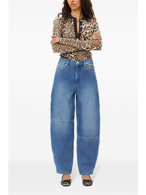 Polo stampa leopardata GANNI | K2341943