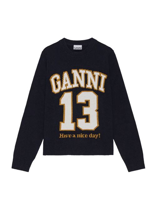 Maglia con logo GANNI | K2427683
