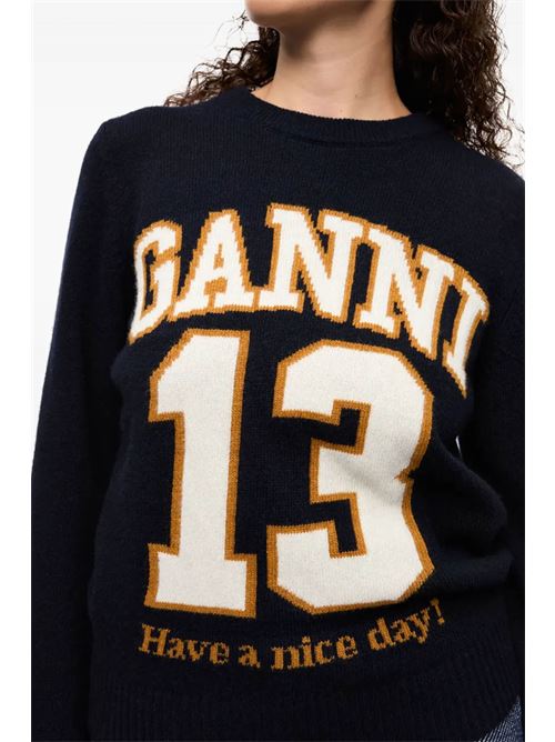 Maglia con logo GANNI | K2427683