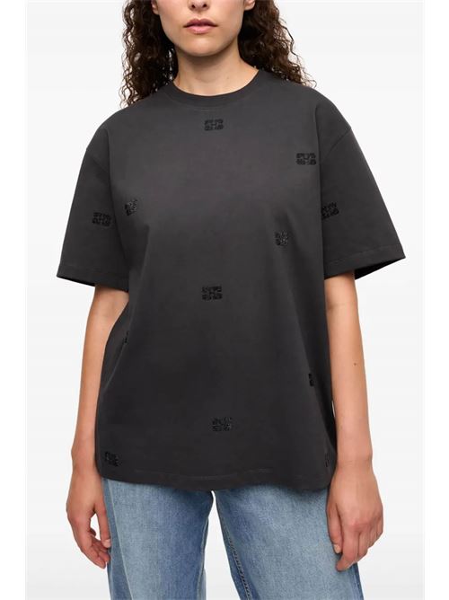 T-shirt con logo GANNI | T4177252