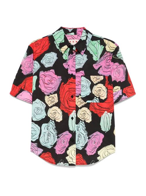 Camicia a fiori MARNI | CAMA0623A0UTC506ORN99
