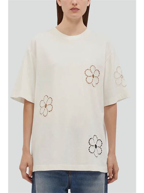 T-shirt with embroidery MSGM | 3841MDM12825709102