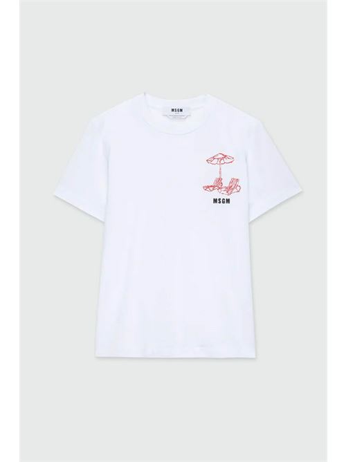 T-shirt con logo MSGM | 3841MDM14625700201