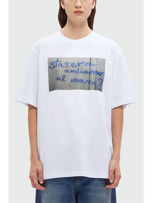 Graphic Print T-Shirt MSGM | 3841MDM14925700201