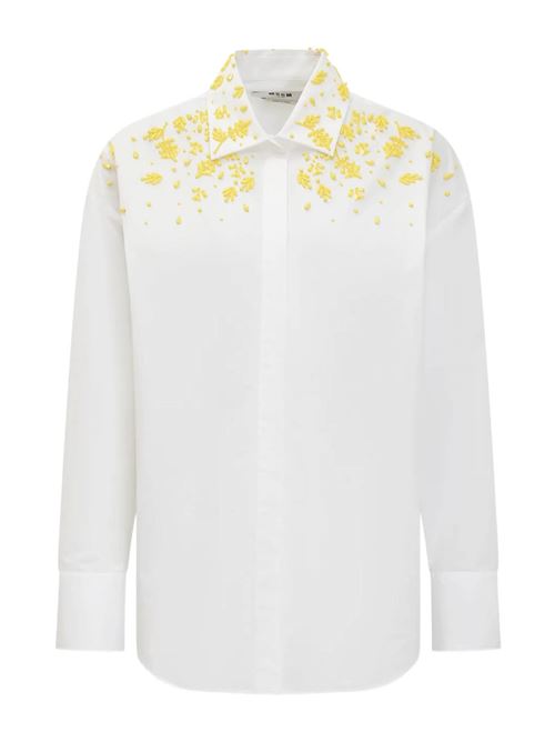 Shirt with applications MSGM | 3842MDE23X25731501