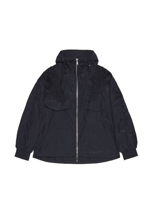 Parka with hood and embroidery ERMANNO FIRENZE |  | D48ED006APEU3MFB4900099
