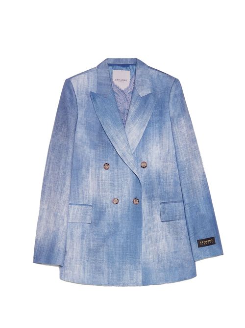 Denim print jacket ERMANNO FIRENZE |  | D48EI019EC0MF15600156