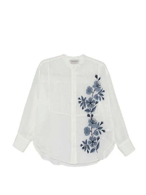 Camicia con ricamo floreale ERMANNO FIRENZE | Camicie | D48EK057ES5MFB4149152
