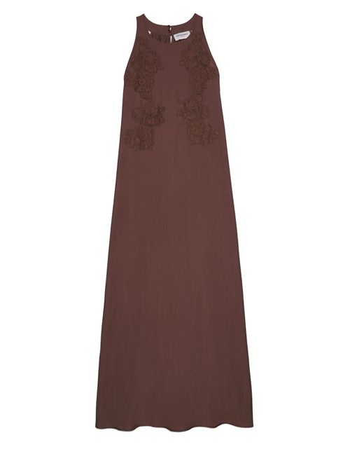 Long dress with embroidery ERMANNO FIRENZE | Dress | D48EQ058ES7MFB2400725