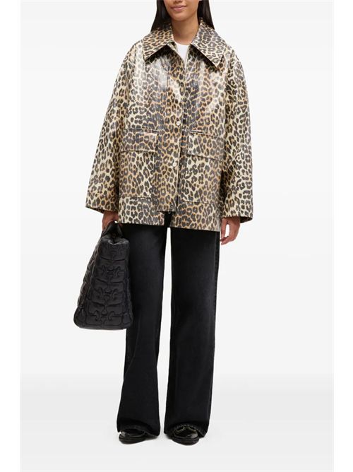 Leopard jacket GANNI | A1010083859
