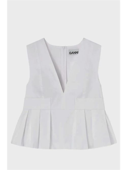 Top in popeline GANNI | A1040124151