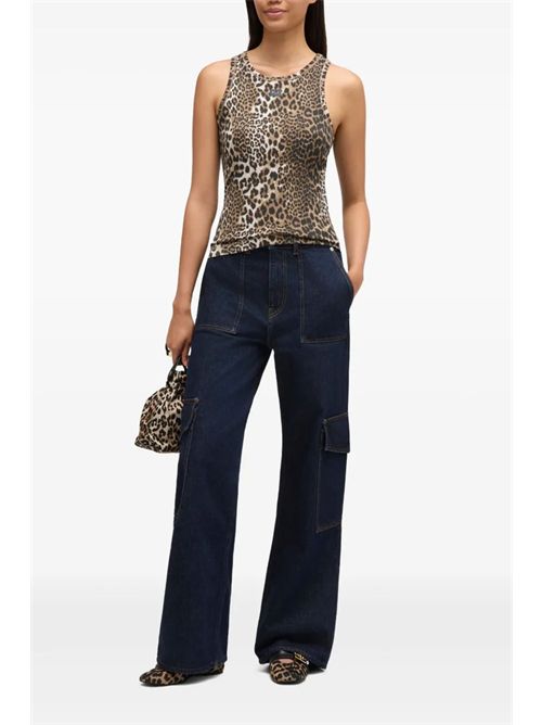 Leopard top GANNI | A1050073943