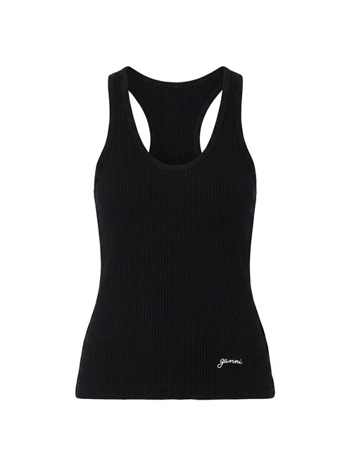 Top con logo GANNI | A1050166099