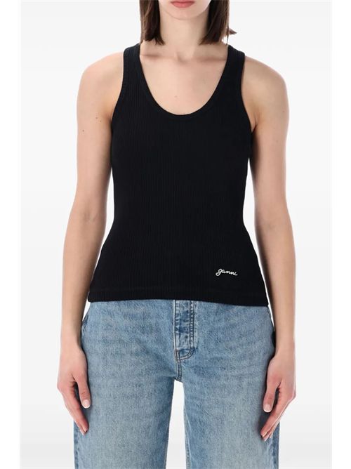 Top con logo GANNI | A1050166099