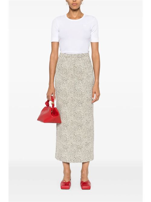 T-shirt with logo GANNI | A1050182151