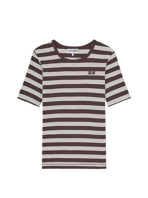 T-shirt righe GANNI | A1050193897