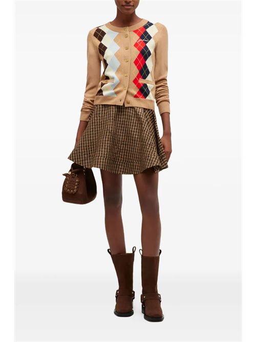 Cardigan con logo GANNI | A107005502Q