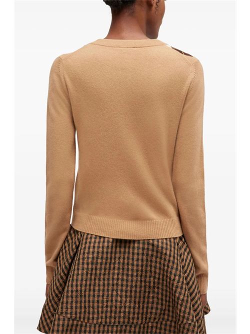 Cardigan con logo GANNI | A107005502Q