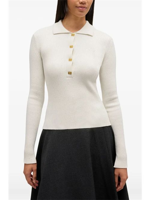 Polo con logo GANNI | A1070085135