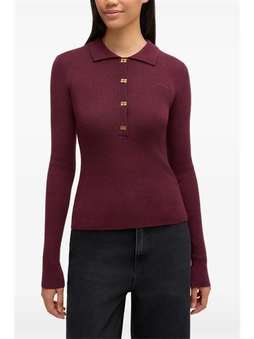Polo con logo GANNI | A107012509F