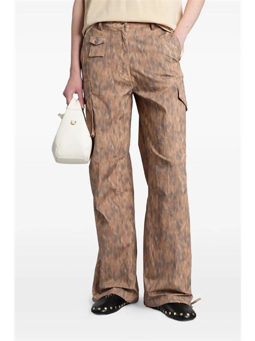 Pantaloni leopardati GANNI | A1080155ZZT