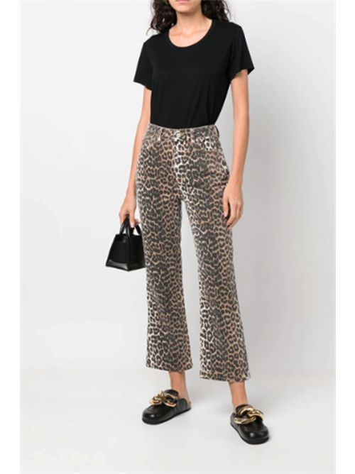 Jeans leopardato GANNI | J1059943