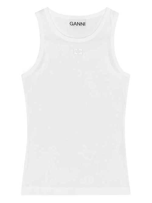 Top with logo GANNI | T3897151