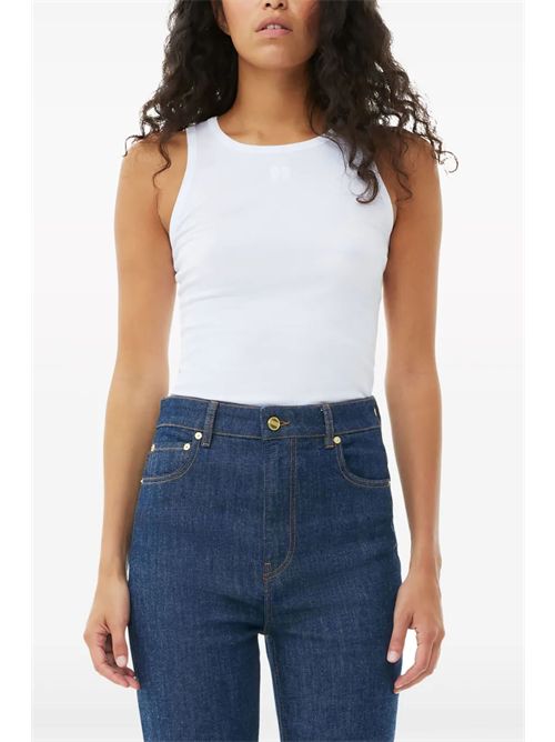 Top with logo GANNI | T3897151