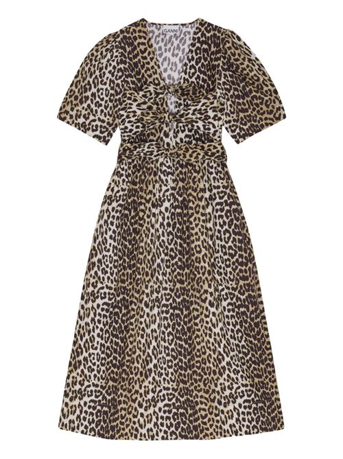 Abito leopardato GANNI | W0373943