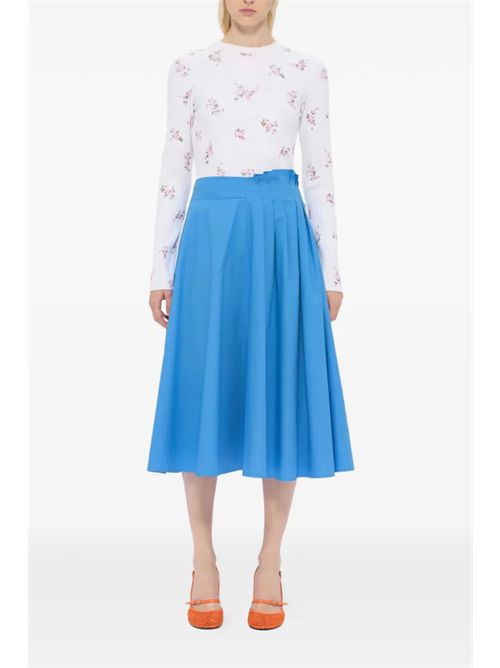 Gonna midi in popeline MSGM | 4041MDD1926711284