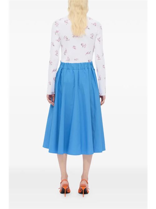 Gonna midi in popeline MSGM | 4041MDD1926711284
