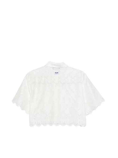 Camicia con ricami in sangallo MSGM | 4041MDE1626712202
