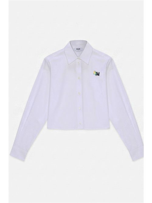 Camicia con logo MSGM | 4041MDE19X26711201