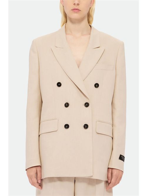 Giacca doppiopetto in canvas MSGM | 4041MDG1326712721