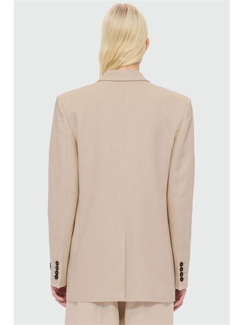 Giacca doppiopetto in canvas MSGM | 4041MDG1326712721