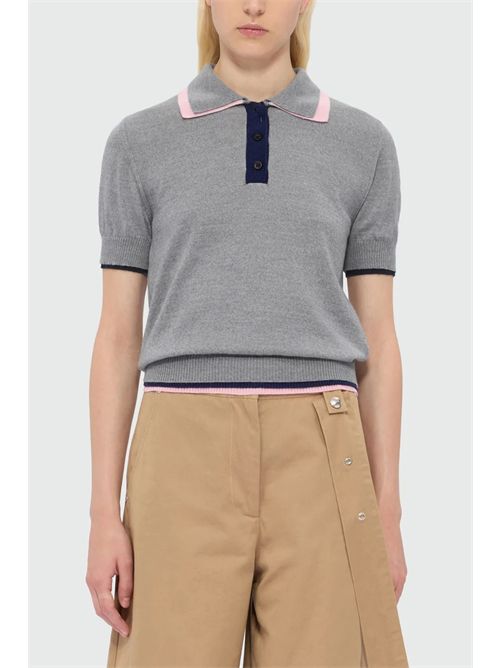 Polo con doppio bordo MSGM | 4041MDM19526729398