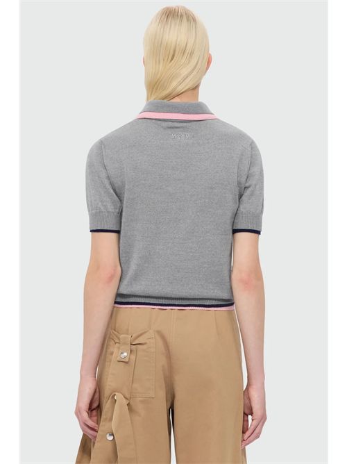 Polo con doppio bordo MSGM | 4041MDM19526729398