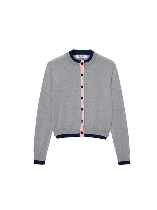 Cardigan con doppio bordo MSGM | 4041MDM19626729398