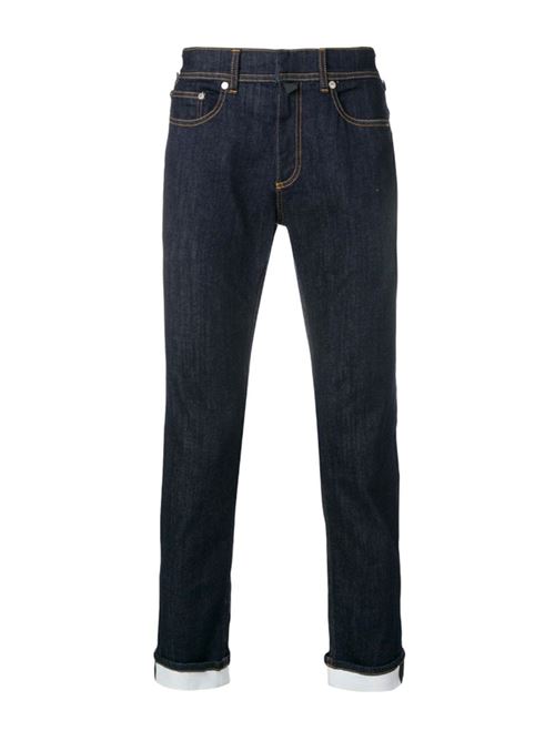 Jeans slim con risvolti NEIL BARRETT | Jeans | PBDE238SH L811T1842